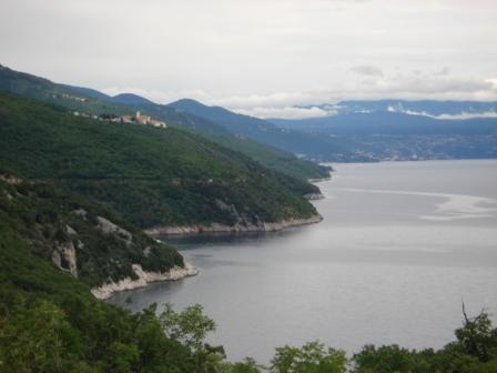 Oostkust van Istri� met Baai van Rijeka